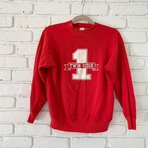 Vintage 1970’s Raglan Red Sweatshirt